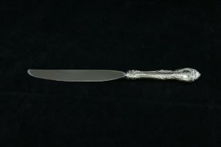 Gorham King Edward Sterling Silver Handled Dinner Knife - Modern Blade 9 3/4 "