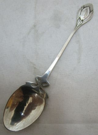 Rare Antique Liberty & Co Cymric Arts & Crafts Sterling Silver Spoon,  1902,  11g