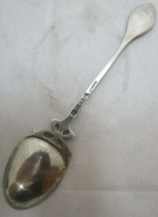 Rare Antique Liberty & Co Cymric Arts & Crafts sterling silver spoon,  1902,  11g 2