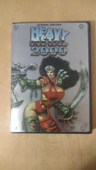 Rare Oop Heavy Metal 2000 Special Edition Dvd Complete W/ Inserts Julie Strain