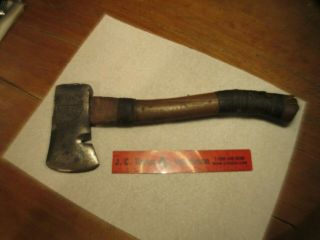 Embossed Hatchet,  Russell ' s Army Navy Camp,  Rare,  Axe Head,  Single Bit,  Antique 2