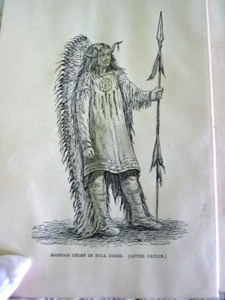 1898 Antique Indian Groups Of North America Illustrated Rare Unique Interesting