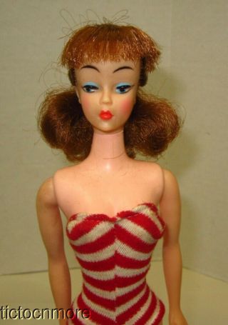 Vintage Ideal Mitzi Ponytail Doll Fashion Model Bild Lilli Barbie Clone Redhead