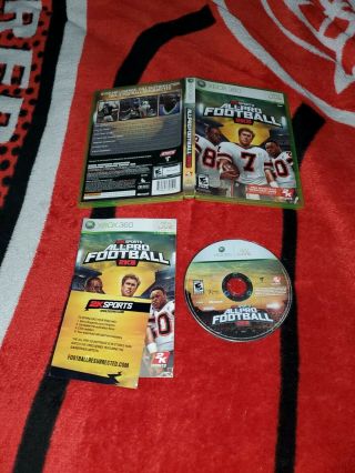 All - Pro Football 2k8 (microsoft Xbox 360,  2007) Complete Rare Last One Made