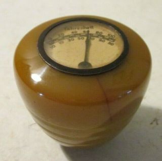 Rare Vintage Beehive Bakelite Shift Knob W/ Thermometer,  Harley,  Indian,  Hot - Rod