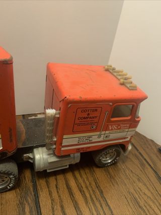 Vintage Nylint Semi Truck V&S Variety Stores Pressed Steel Collectors Rare 2