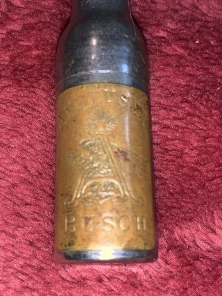 Vintage Antique Anheuser Busch Beer Corkscrew Pocket Bottle Opener