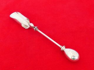 C.  1880 Whiting Sterling Silver Rare Cheese Scoop With Mouse On The Handle Ub - 28