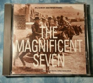 The Magnificent Seven (re - Recording Of 1960 Film Score) Elmer Bernstein Rare