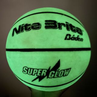 Rare Baden Nite Brite Glow In The Dark Basketball 28.  5 Glow