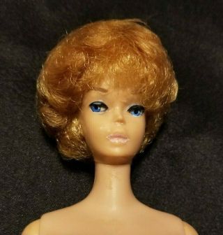 Vintage 850 Blonde Bubble Cut Barbie 1961 Mattel Doll - Great Make - Up