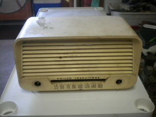 Antique/vintage Philco Tube Radio 50 - 520 Parts Or Restore