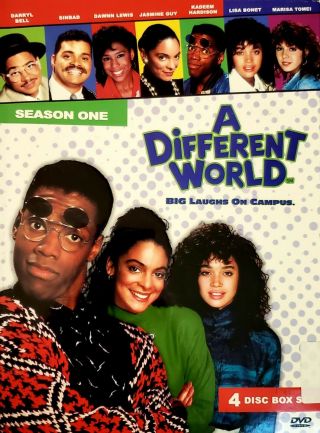 A Different World Tv Season 1 Dvd 4 Disc Box Set Rare Oop Lisa Bonet Sinbad Ex