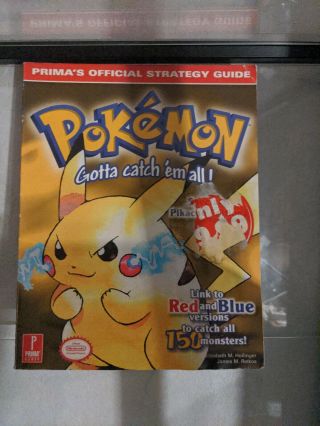 Prima Official Guides: Pokemon Yellow Pikachu Edition Good Rare 90s Retro Game