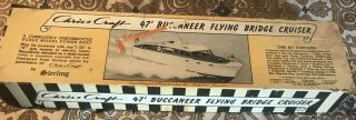 Vintage Sterling Chris Craft B - 3 47’ Buccaneer Cruiser Kit 19” Long Rare Item