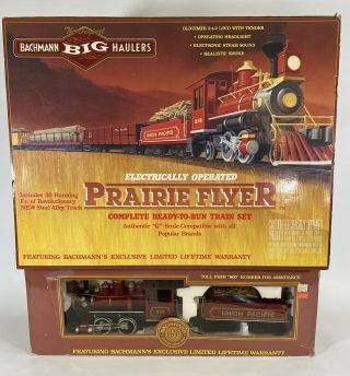 Rare Bachmann Big Haulers Prairie Flyer G Scale,  Track,  & Instructions
