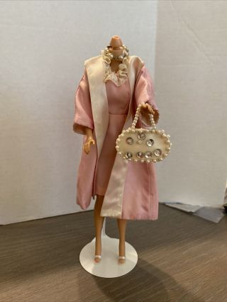 Vintage Barbie Clone Outfit Maddie Mod Peggy Shillman Dress/coat Acc 1960 