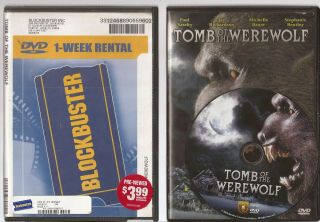 Tomb Of The Werewolf (dvd,  2004) U.  S.  Issue Horror Rare Blockbuster Rental Art
