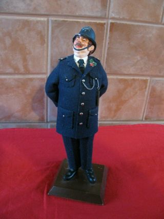 Simpich Character Doll Handmade Christmas Policeman Officer Bobby 13 " Rare 1994