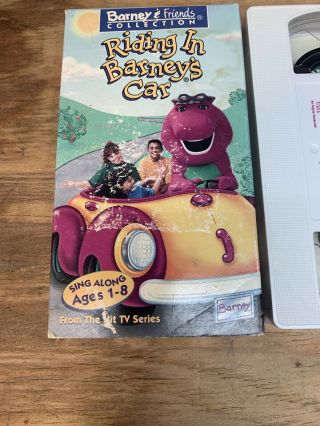 Riding in Barney ' s Car VHS 1995. ,  RARE 2
