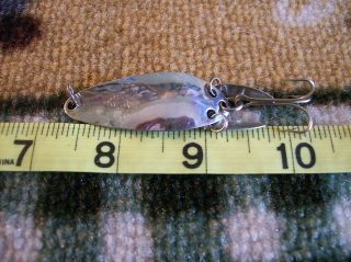 Vintage Pine Valley Spoon Light Use Decades Old Cast/troll 2 " With Flappers