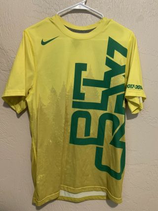 Oregon Ducks Basketball Nike Pit Crew 2017 2018 T - Shirt Men 