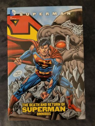 The Death And Return Of Superman Omnibus Hardcover Dc 2013 Oop Rare