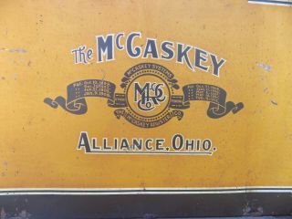 1913 ANTIQUE BLACK METAL MCCASKEY ACCOUNT REGISTER CA.  RARE RARE 2