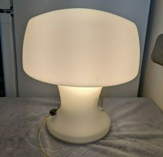 Rare Mid Century Modern Mushroom Lamp By Laurel,  Made In Italy,  Circa 1960