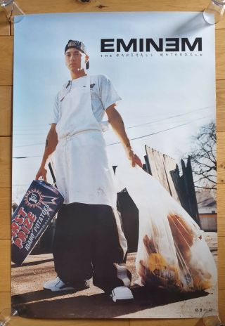 Eminem The Marshall Mathers Lp Record Store Promotional Poster Ultra Rare