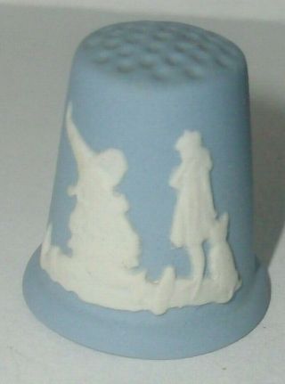 A Rare Wedgwood Jasperware - - Fairy Tale Thimble - - " The Wizard Of Oz " T.  C.  C
