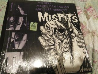 12 " Rare Misfits Die Die My Darling Plan9 Pl903 Vinyl Record Horror Punk