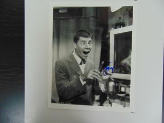 Rare " The Nutty Professor " Jerry Lewis Signed 8x10 B&w Photo Todd Mueller
