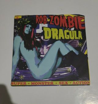 Rob Zombie " Dragula " B/w " Monster Sex Action " Promo 45 Rare Vinyl