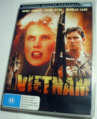 Vietnam Dvd Nicole Kidman Nicholas Eadie - Rare Aussie Tv Mini Series Drama Oz