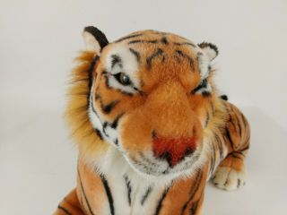 Vintage Large Bengal Tiger by Best Toys Realistic 45” Plush Huge Stuffed Animal 2