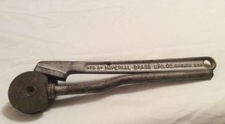 Vintage Imperial Brass Mfg.  Co.  Tubing Hand Bender Rare Tool In