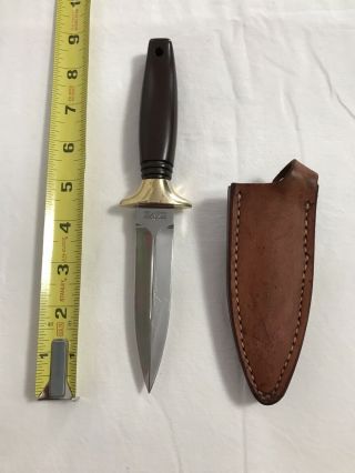 Rare Early Model Kershaw Special Agent 1002 Boot Knife With Sheath