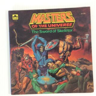 Vintage Childrens Golden Masters Of The Universe The Sword Of Skeletor Book 1983