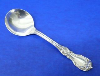 Reed & Barton Burgundy Sterling Flatware 6 3/8 " Round Bowl Soup Cream Spoon