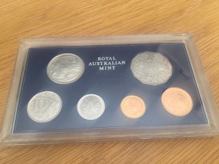 Australia 1972 Proof Coin Set Royal Australian Rare Key Year