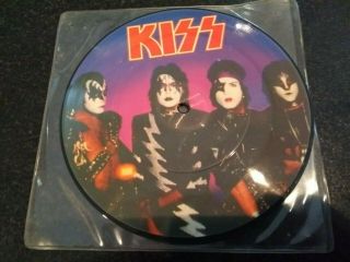 Kiss " A World Without Heroes " Rare Uk 7 " Pic Disc (kissp002) 1981