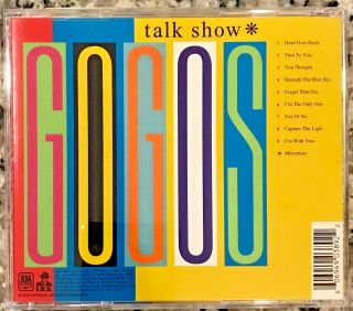 Rare The Go - Go`s - Talk Show Cd.  Collector 