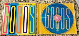 RARE The GO - GO`S - TALK SHOW CD.  Collector ' s Item 3