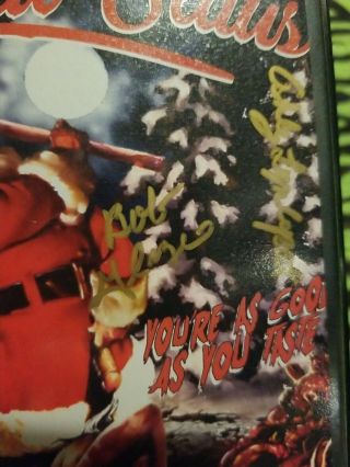 CANNIBAL CLAUS VHS Rare Horror Slasher SOV Vultra Video SIGNED LIMITED 44 OF 80 2