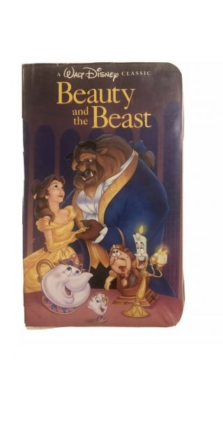 Beauty And The Beast 1992 Vhs Tape Walt Disney 