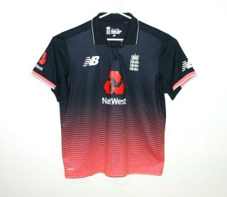 England Cricket Polo Shirt Balance Rare Size Men 