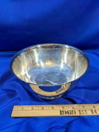 Webster Wilcox International Silver Footed Serving Fruit Bowl Decor Silver Plate
