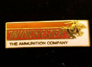 Rare Winchester The Ammunition Company Hat/lapel Pin Old Stock