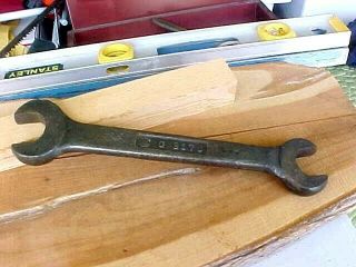 Antique International Harvester Ihc G - 3170 1 - 1/8 X 1 - 1/4 Open End Wrench